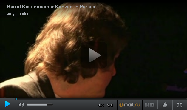 Bernd Kistenmacher Konzert in Paris am 24.10.2009