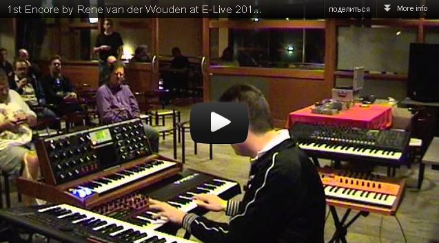 1st Encore by Rene van der Wouden at E-Live 2011 October 15th, 2011 
