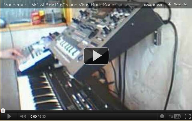 Vanderson - MC-808+MC-505 and Virus Rack Song 